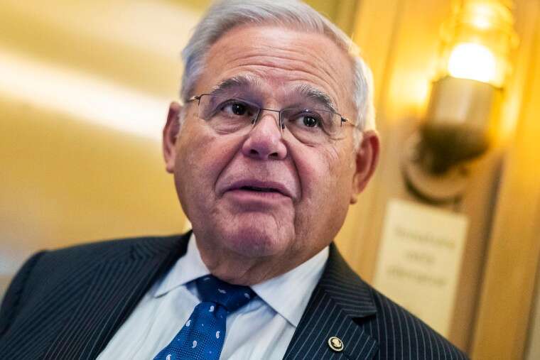 Sen. Bob Menendez at the Capitol