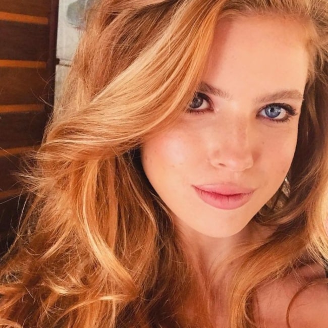 Emily Deyt Aysage as seen in a selfie that was taken in January 2022