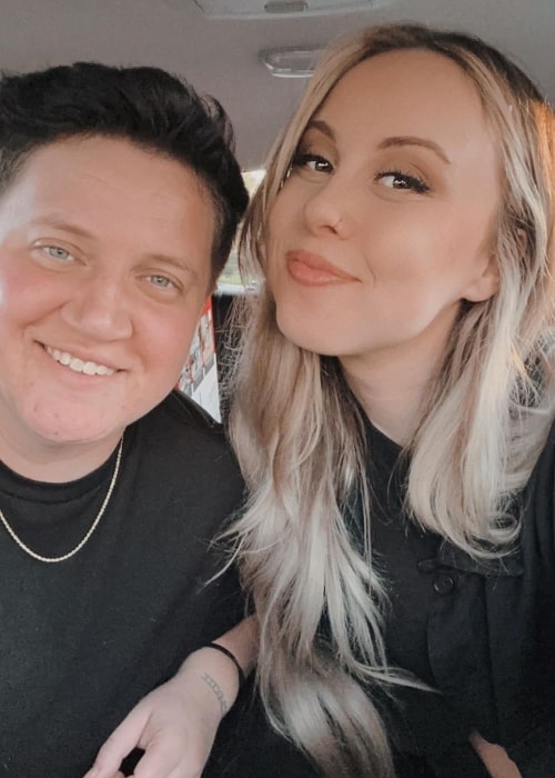 Bailey Lavender as seen in a selfie with her beau Charley McFarland that was taken in September 2023