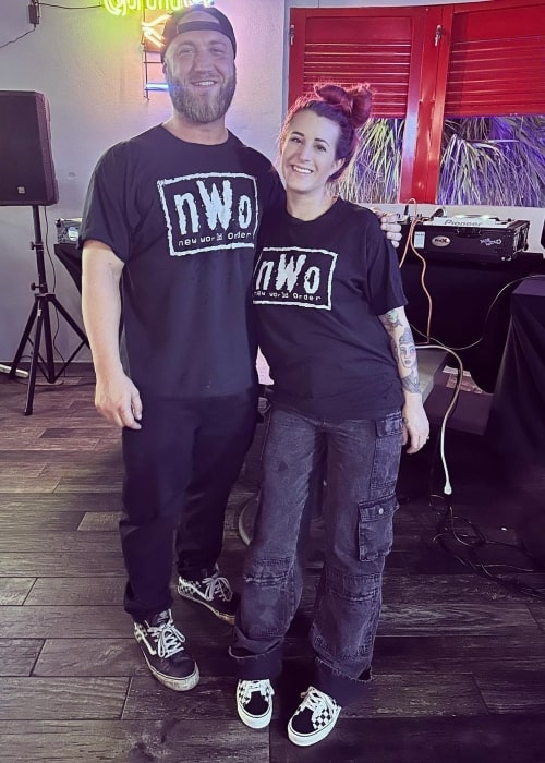 Nick Hogan and his beau Tana Lea as seen in a picture that was taken in August 2023