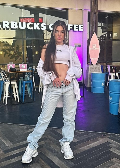 Candela Díaz as seen in a picture that was taken in March 2023