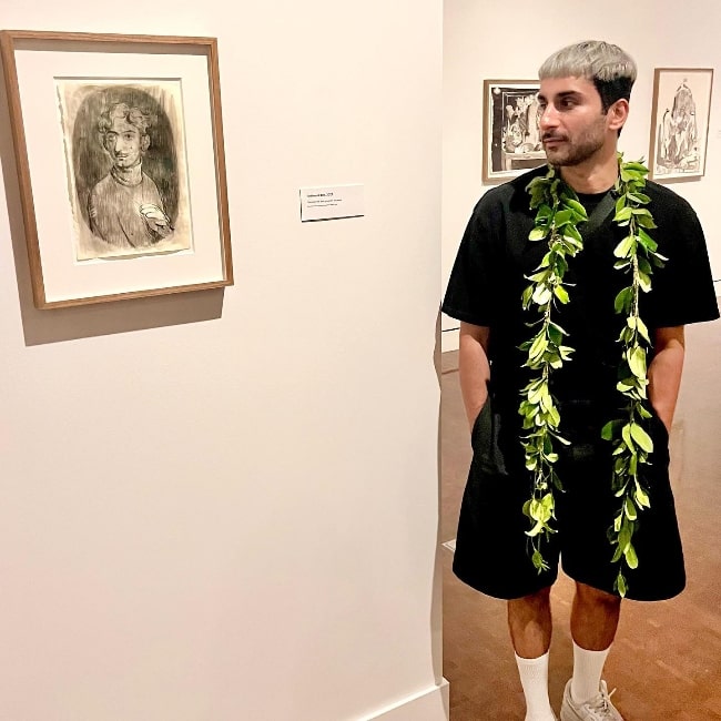 Salman Toor as seen while posing for a picture in July 2023