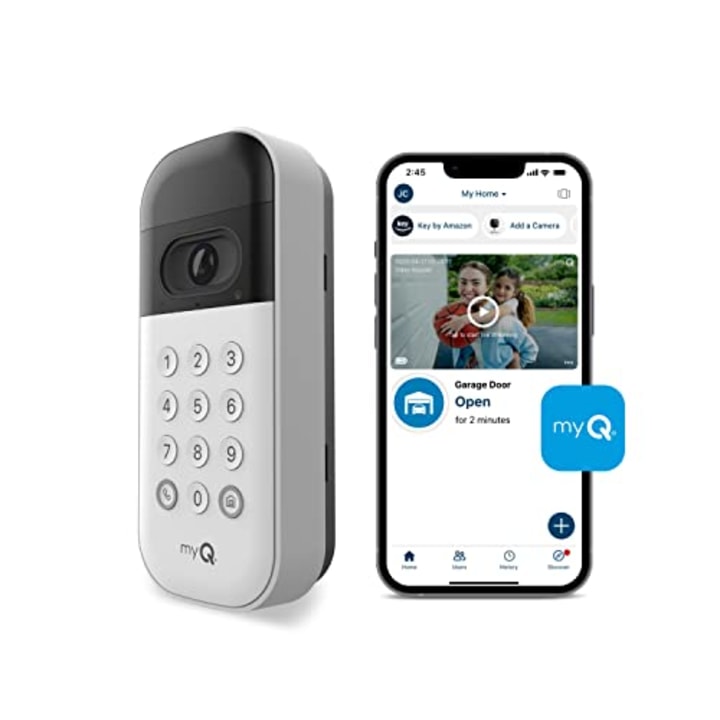 myQ Smart Garage Door Video Keypad with Camera
