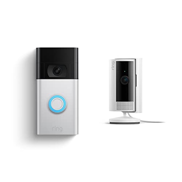 Ring Video Doorbell with All-new Ring Indoor Cam