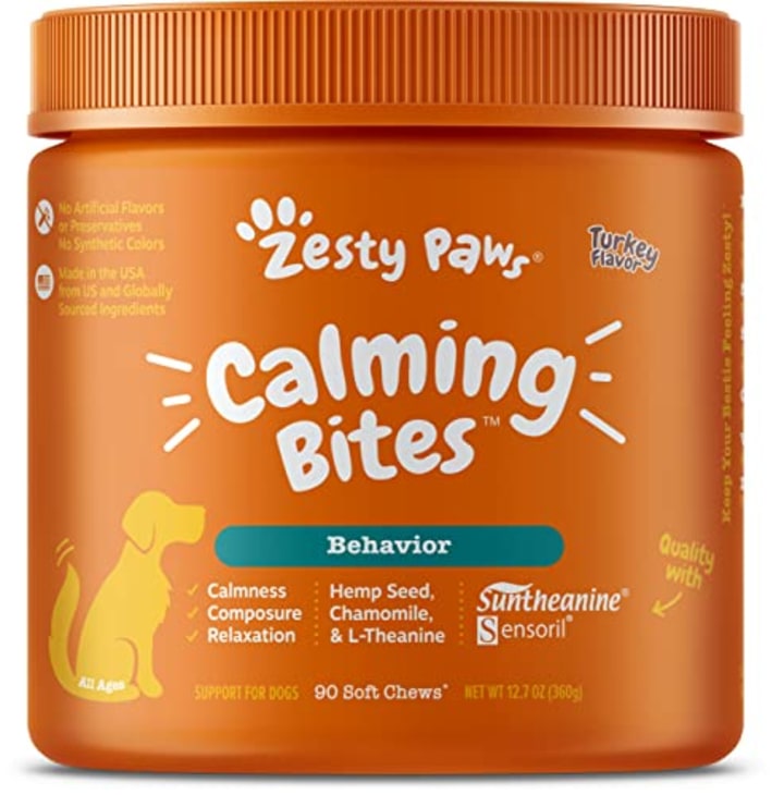 Zesty Paws Calming Chews for Dogs