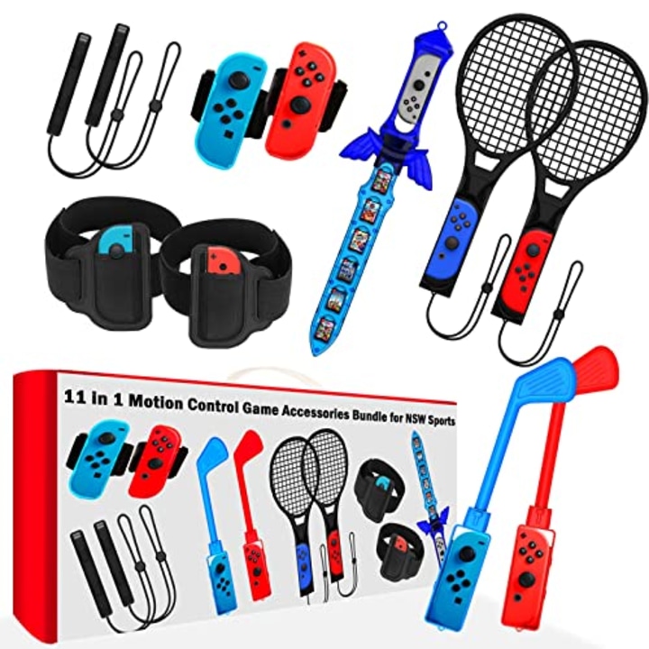 Codogoy 11 in 1 Switch Sports Accessories Bundle
