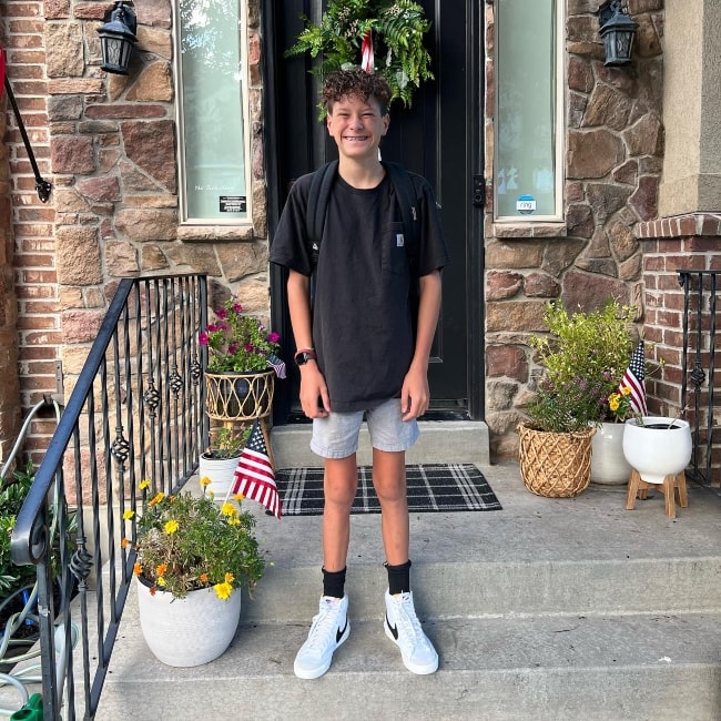 Ashton Bingham as seen in a picture that was taken in September 2023