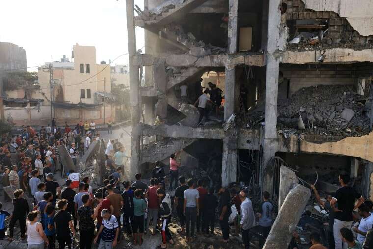 The death toll from Israeli strikes on the Gaza Strip has risen to around 2,750 since Hamas's deadly attack on southern Israel last week, the Gaza health ministry said October 16.