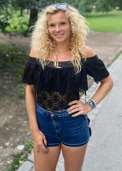 Kateřina Siniaková as seen in a picture that was taken in September 2023, in New York City, New York