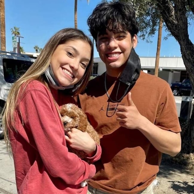 Markus Ortega as seen in a picture with his sister Aliyah Ortega that was taken on their birthday in the past