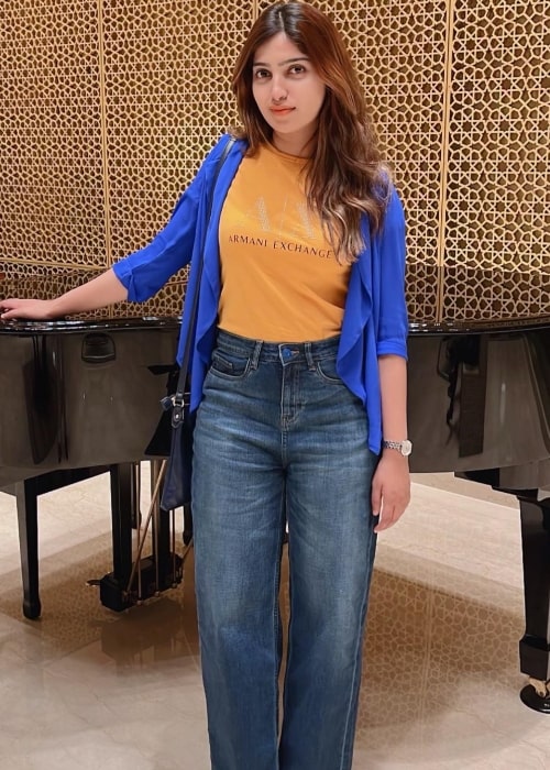 Sana Raees Khan as seen in a picture that was taken in November 2021