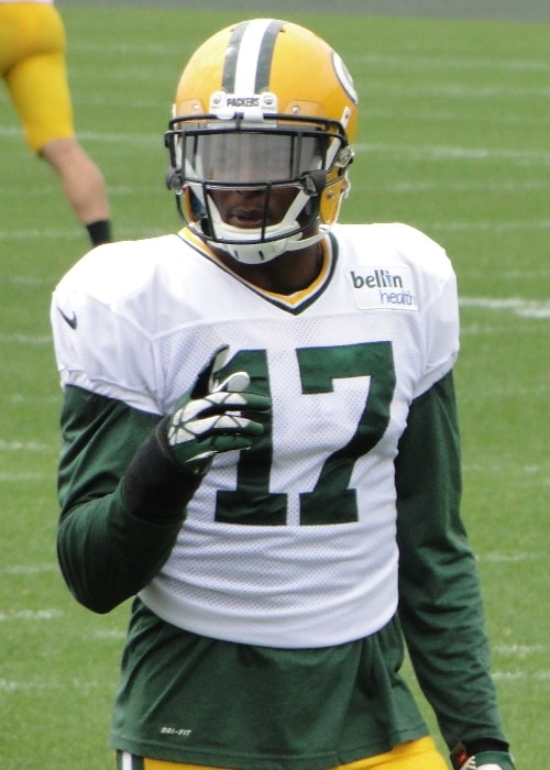Davante Adams as seen in 2014 training camp