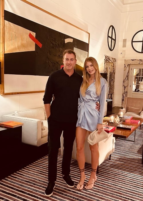 Tori Praver as seen in a picture with her husband Mark Birnbaum while at Rome in October 2023