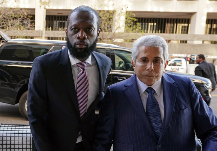 Rapper Pras arrives at U.S. District Court in Washington