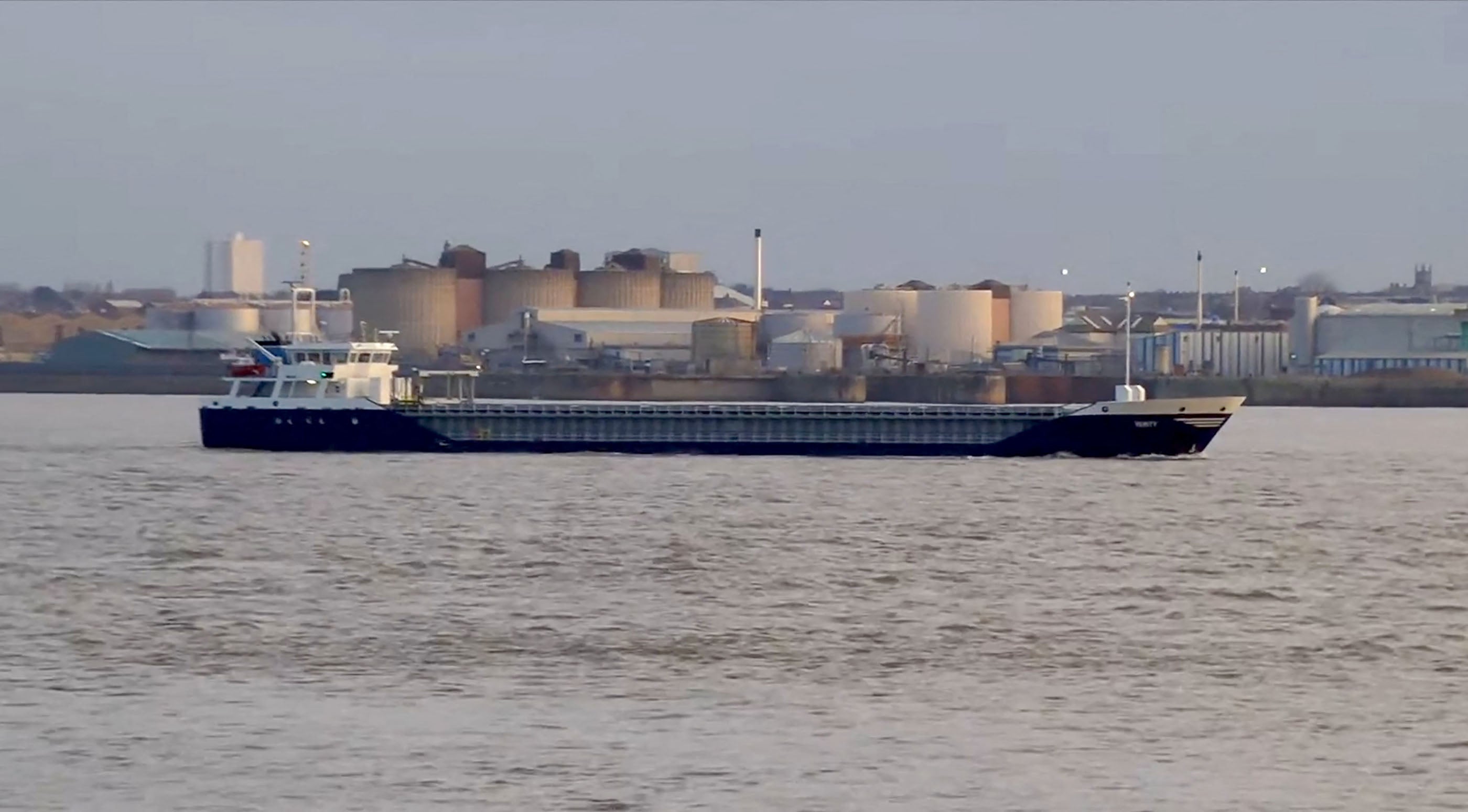 <p>The British cargo ship Verity has reportedly sunk off the coast of Germany </p>