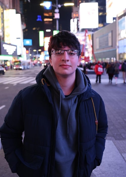 Milad Mirg as seen in a picture that was taken in December 2021, in New York City