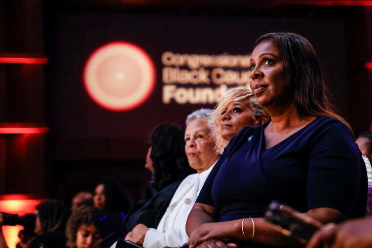 New York Attorney General Letitia James attends the Congressional Black Caucus Foundation Annual Legislative Conference National Town Hall in Washington, D.C. on Sept. 21, 2023.