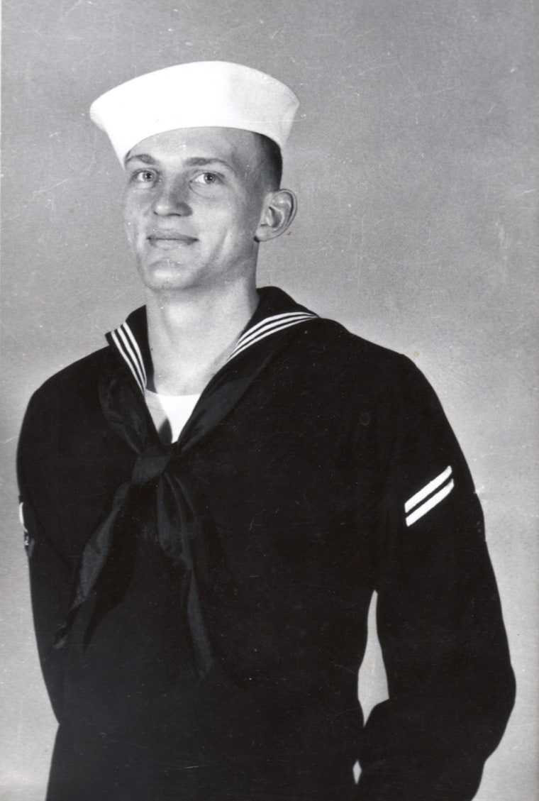 Phil Vaske in his Navy uniform.
