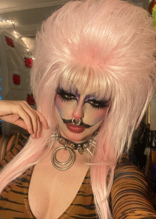 Punk_irl as seen in a selfie that was taken in October 2023, in Kansas City, Missouri