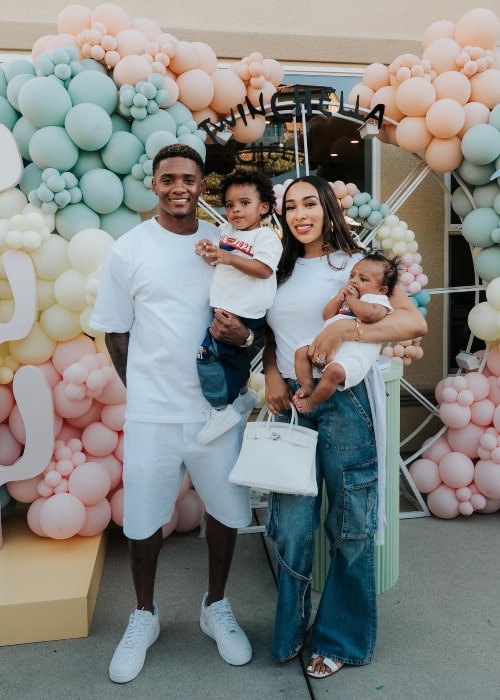 Rissa G. as seen in a picture with her family that was taken in September 2023, in Los Angeles, California