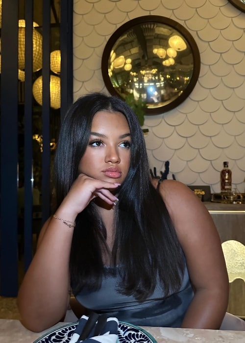 Dylan Chloe Dash as seen while posing for a picture in Santo Domingo, Dominican Republic in September 2023