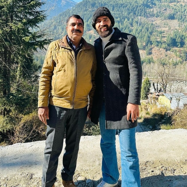 Resty Kamboj as seen in a picture with his that was taken in Manali, Himachal Pradesh in June 2023