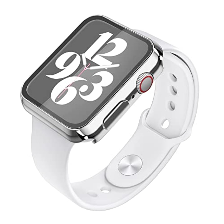 Misxi 2 Pack Tempered Glass Hard Case