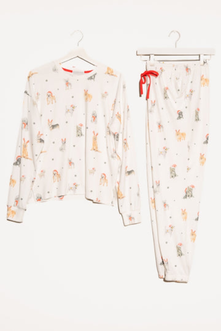 P.J. Salvage Stars & Paws PJ Set