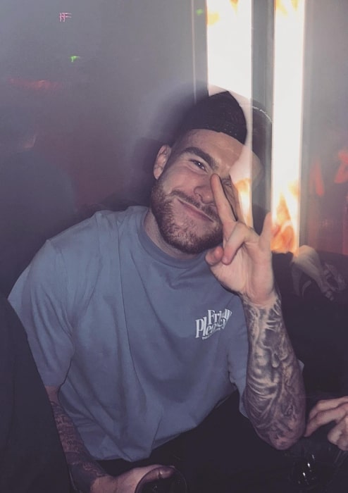 Aaron Connolly as seen while smiling for a picture in October 2023