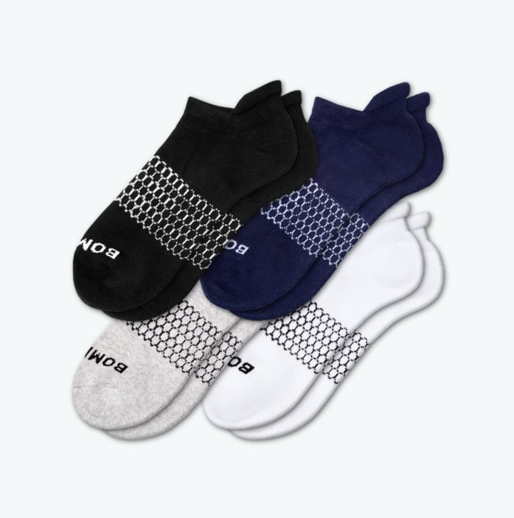 Bombas Women's Solids Ankle Sock 4-Pack