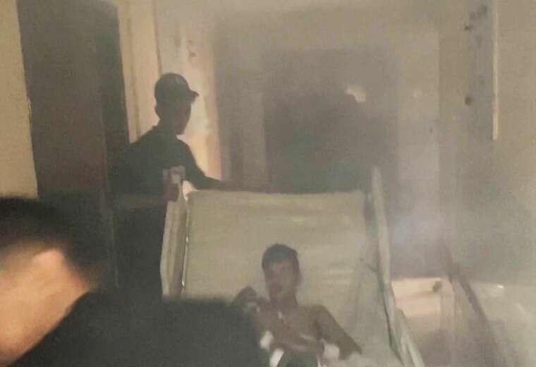 A view of damages inside Al Shifa hospital following Israeli raid, amid the ongoing conflict between Israel and the Palestinian group Hamas, in Gaza City