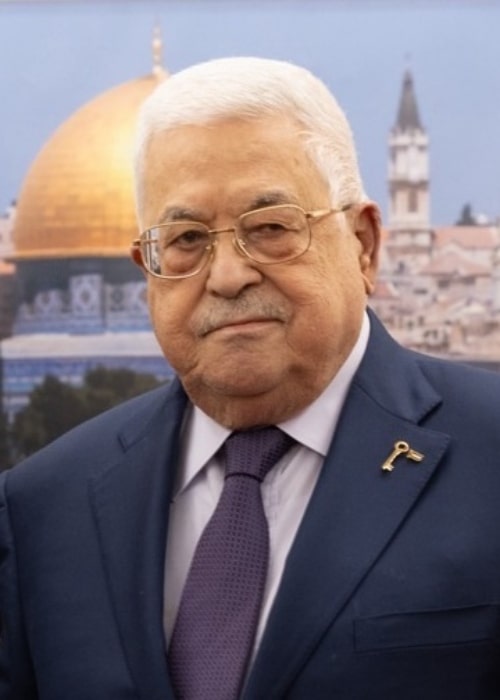 Mahmoud Abbas as seen at the Muqata in Ramallah, West Bank on November 5, 2023