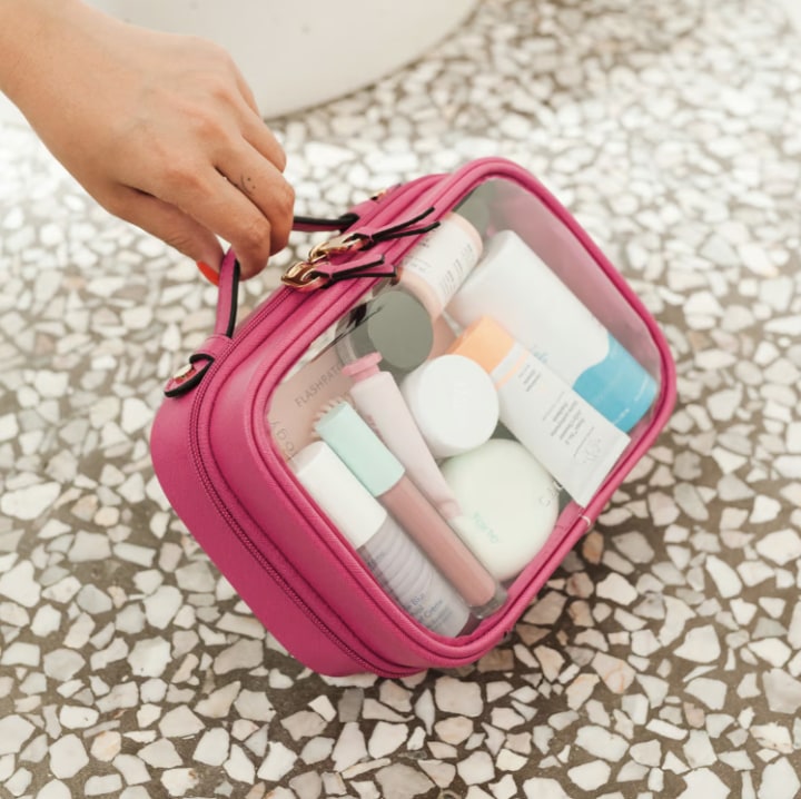 Calpak Clear Cosmetics Case