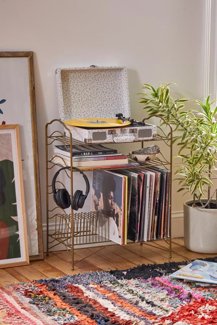 Urban Outfitters Vinyl Record Storage Shelf