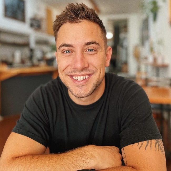 Tyler Seavey as seen in a selfie that was taken in October 2021