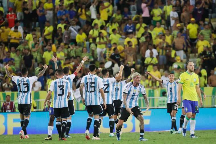 Violent clashes mar Brazil v Argentina World Cup qualifier
