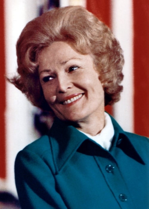 Pat Nixon as seen while smiling for a picture in 1972