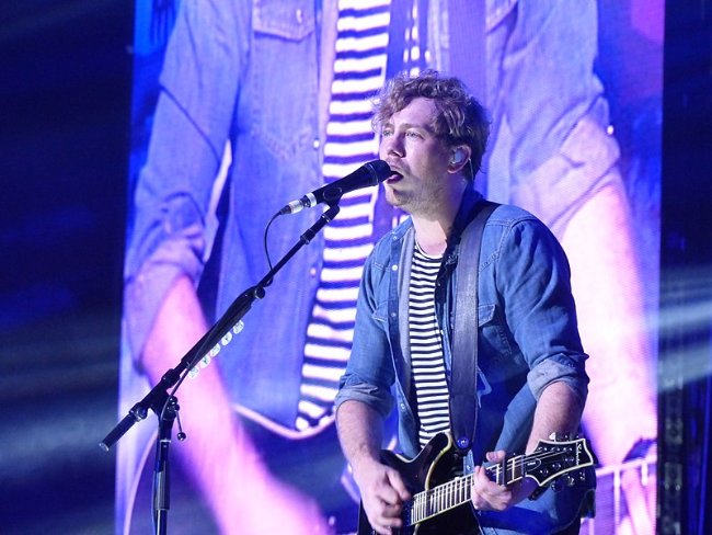 James Bourne as seen performing at the Manchester Arena in 2016