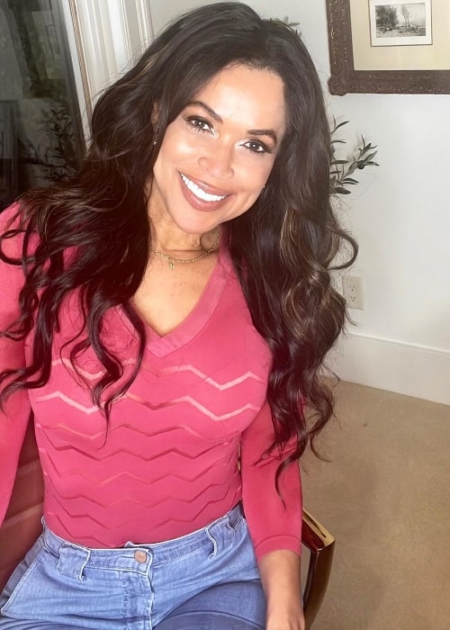 Tracey Edmonds as seen in a selfie that was taken in November 2023