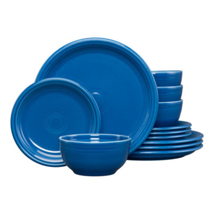 Fiesta 12 Piece Coupe Bistro Dinnerware Set
