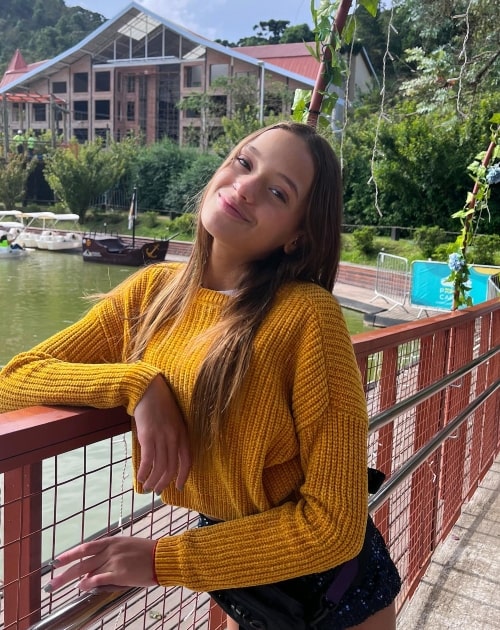 Manu Maia in a picture that was taken in February 2023