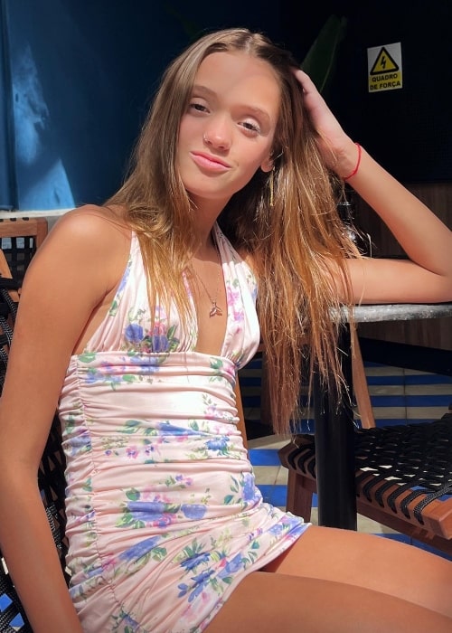 Manu Maia as seen in a picture that was taken in February 2023