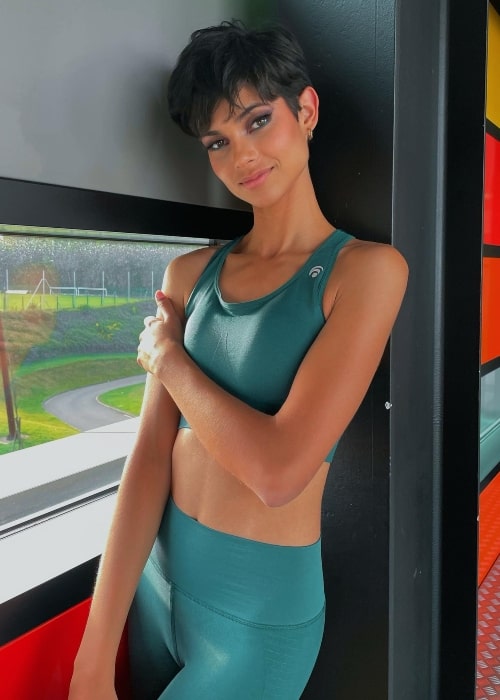 Eve Gilles as seen in a picture that was taken in October 2023, at Stade Couvert Régional