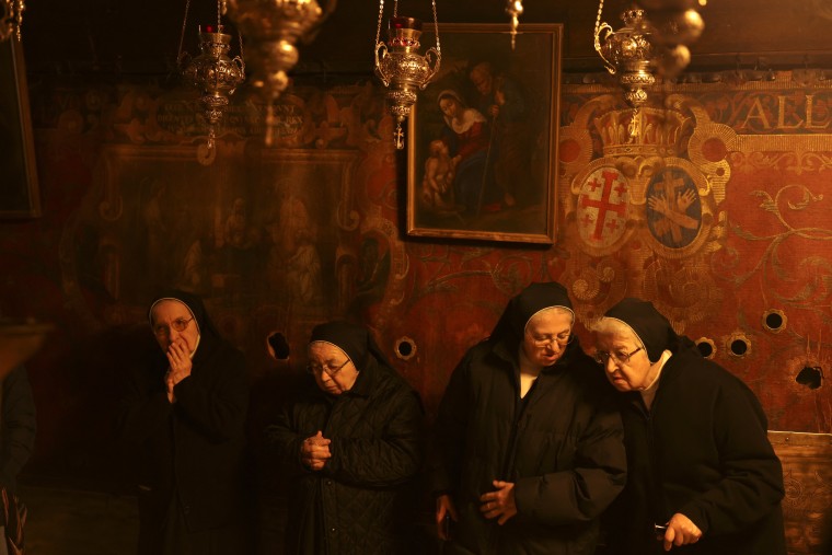 Image: PALESTINIAN-ISRAEL-RELIGION-CHRISTMAS