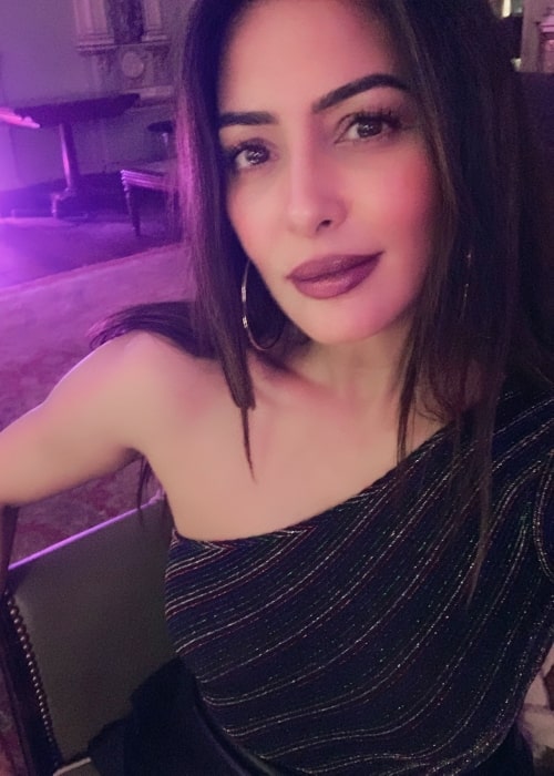 Laila Rouass as seen in a selfie that was taken in January 2021