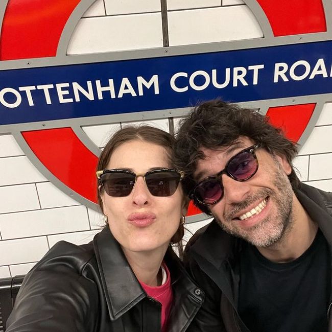 Diana Del Bufalo as seen taking a selfie with her boyfriend in 2023