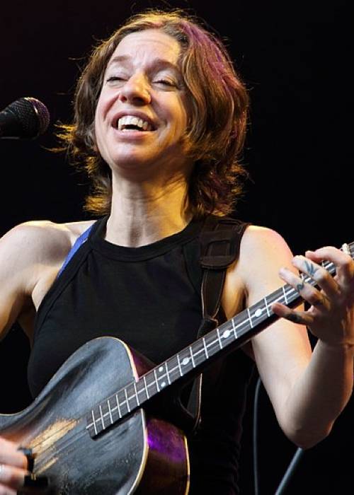 Ani DiFranco as seen performing at the Rudolstadt Festival in 2017