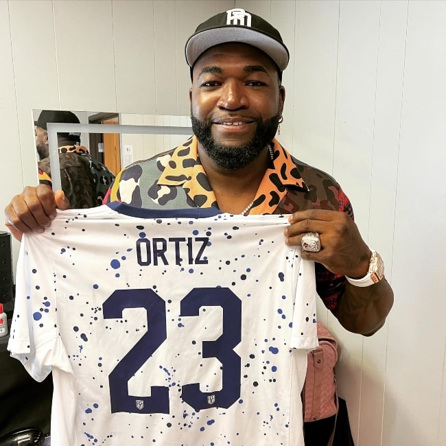 David Ortiz as seen in a picture that was taken in July 2023