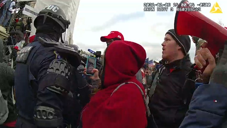 Andrew Taake at the Capitol on Jan. 6.  US Attorney's Office for the District of Columbia