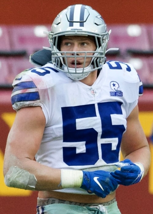Leighton Vander Esch as seen with the Dallas Cowboys in 2020
